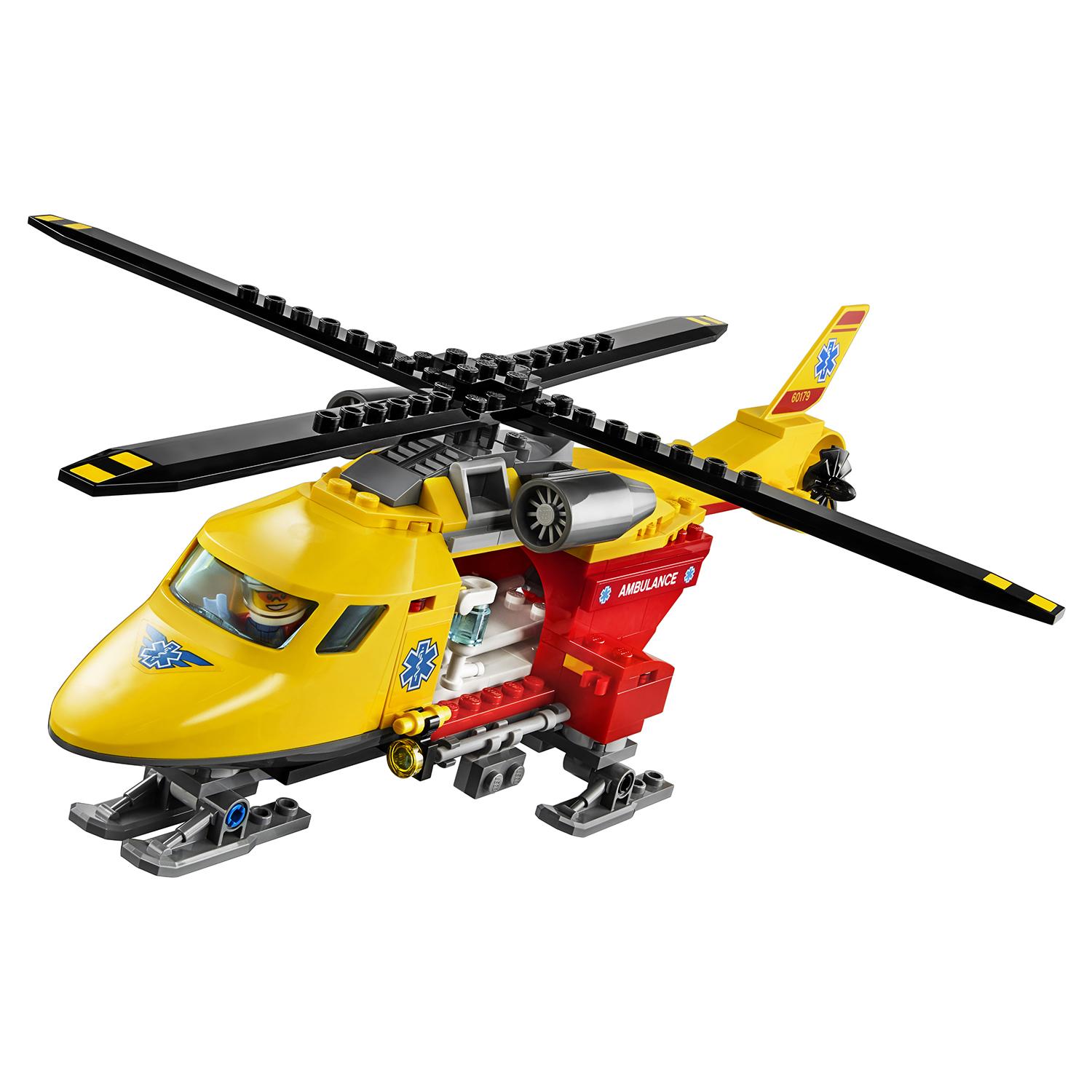Конструктор из серии Lego City - Вертолёт скорой помощи  